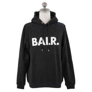 BALR ボーラー フーディー 2019年-2020年秋冬新作 Brand straight hoodie　B10005 メンズ トップス 長袖 パーカー アウター Black ブラック