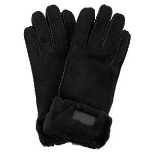 UGG アグ 手袋 2023年-2024年秋冬新作 17369 W TURN CUFF GLOVE レディース 女性 グローブ シープスキン BLACK/BLK ブラック｜importteresa