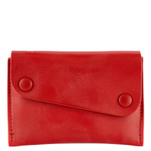 IL BISONTE イルビゾンテ カードケース SCC064 PV0011 CARD CASE レディース メンズ 男女兼用 キーリング RE184 RED レッド｜importteresa