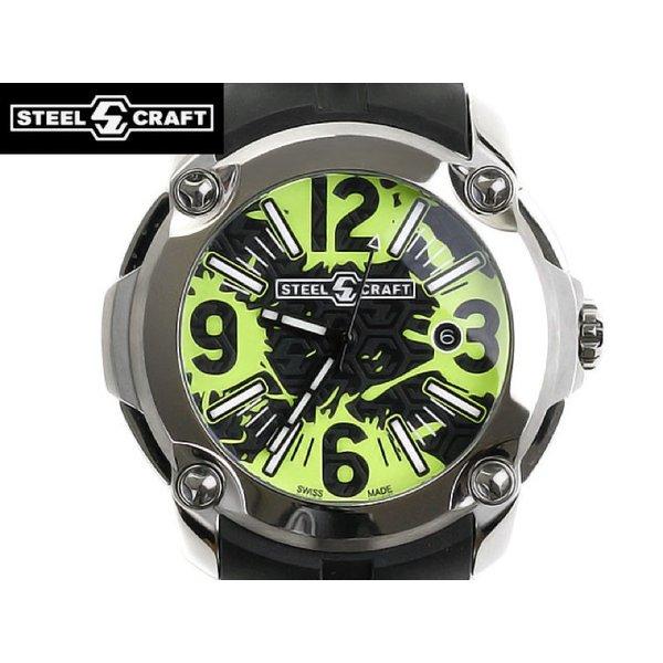 STEELCRAFT スティールクラフト 腕時計 RGQ3C02A00P スイスメイド ブラック ブ...