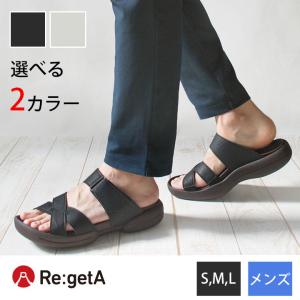Re:getA リゲッタ メンズ サンダル グミサンダル クロスストラップ