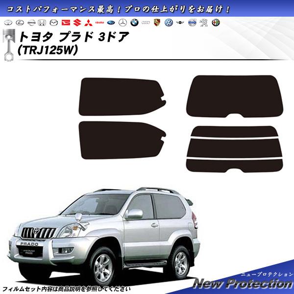 トヨタ プラド 3ドア (TRJ125W) ニュープロテクション カット済みカーフィルム リアセット