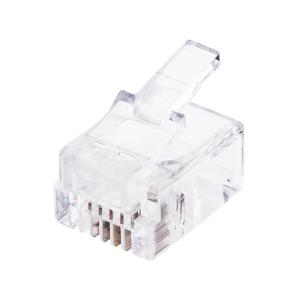 電話機 FAX 配線 6極4芯対応 モジュラー...の詳細画像1