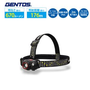 GENTOS(ジェントス) LED ヘッドライト USB充電式(専用充電池/単3電池