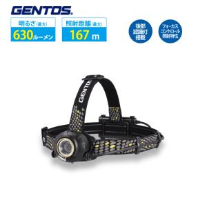 未使用　GENTOS トレッキング ヘッドライト ハイブリッド式 コンパクトヘッドライト OD-02H ジェントス 充電池/乾電池ハイブリッド式 コンパクトヘッドライト OD