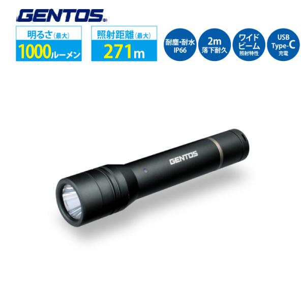懐中電灯 フラッシュライト GENTOS ST-186R