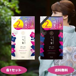 いち髪 なめらかスムースケア シャンプー コンディショナー 詰替用2回分 各1セット Ichikami クラシエ Kracie ノンシリコン アミノ酸シャンプー ヘアケア
