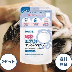 シャボン玉 シャンプー シャボン玉石けん 無添加せっけんシャンプー 泡タイプ 詰め替え 420ml 2セット シャボン玉 石鹸シャンプー 泡シャンプー 送料無料
