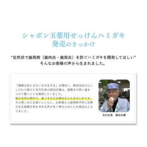 シャボン玉 歯磨き粉 薬用 せっけんハミガキ ...の詳細画像4