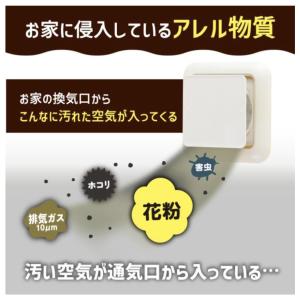 ホコリとりフィルター フタ付き通気口用 16 ...の詳細画像2