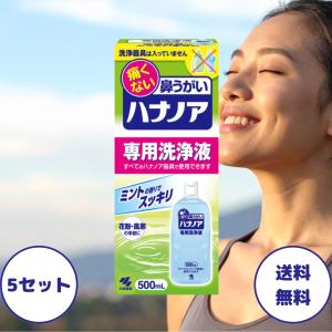 鼻うがい　ハナノア　専用洗浄液　レギュラータイプ　500ml　11本セット Amazon.co.jp: ハナノア 洗浄液 詰替え 500ml レギュラータイプ ミント