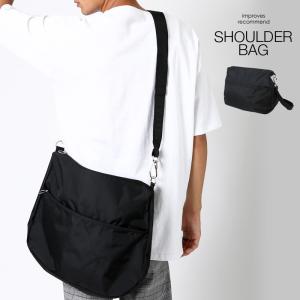 最新作 ナイロン  ショルダーバッグ メンズ 大容量 男女兼用  カバン 鞄 斜めがけ 斜めがけバッグ 通勤 通学 収納  肩がけ｜improves