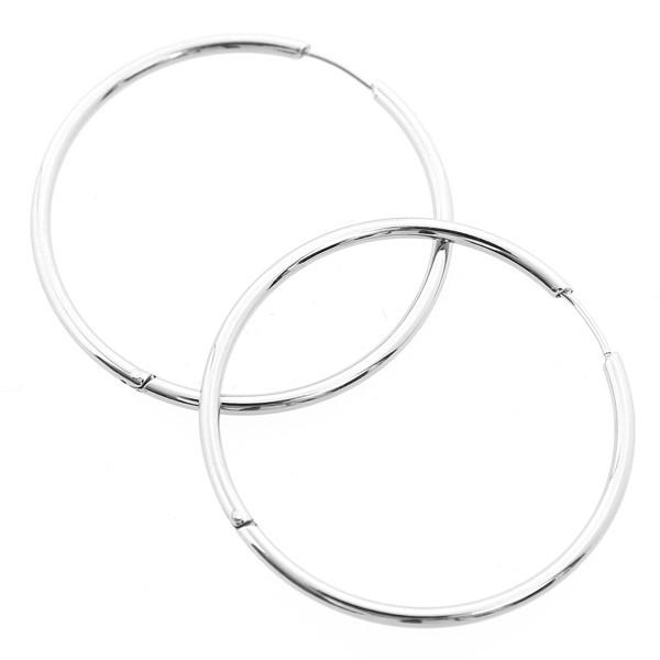 ピアス メンズ リング 両耳 シルバー サージカルステンレス スチール 大きい ビッグ アクセサリー