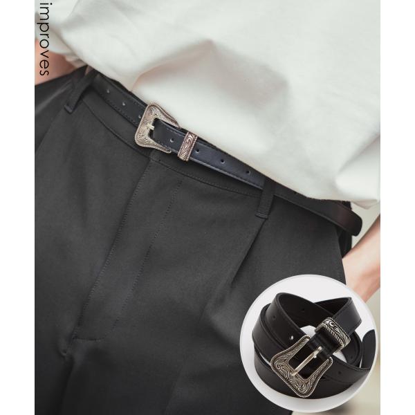 ベルト メンズ PUレザー ベルト シンプル きれいめ アメリカントラッド セレクト アメカジ カジ...