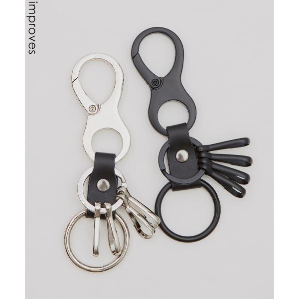 キーホルダー メンズ カラビナ キーケース キーリング セレクト アウトドア アメカジ カジュアル ...