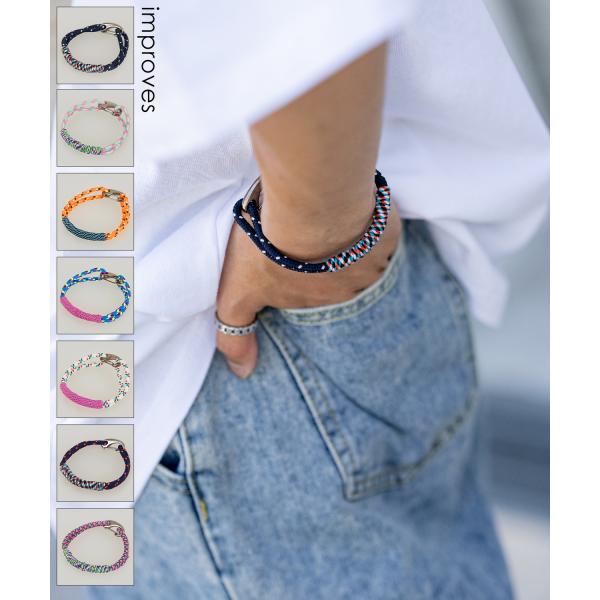 ブレスレット メンズ カラビナブレスレット 大人カジュアル アメカジ カジュアル ストリート 古着M...