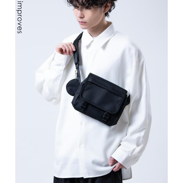 ショルダーバッグ メンズ 斜めがけ 大容量 メッセンジャーバッグ ポーチ付き カバン 鞄 カジュアル...