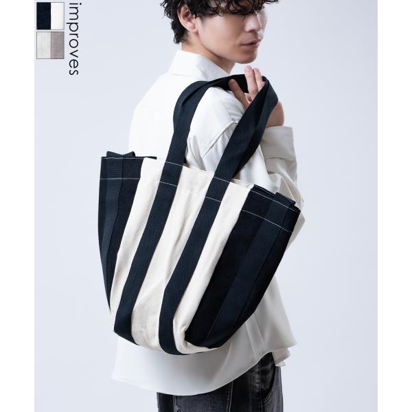 トートバッグ メンズ レディース コーデュロイ キャンバス 切り替え トート 大きめ A4 B4 大...