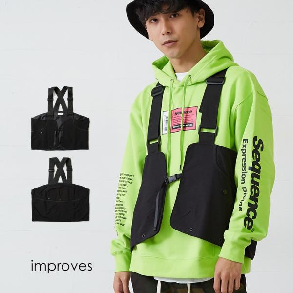 ベスト メンズ ユーティリティベスト ミリタリーベスト フィッシングベスト ワークベスト impro...