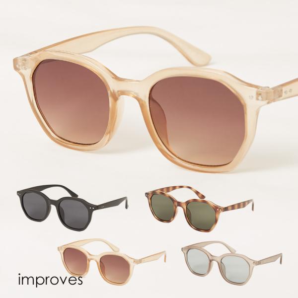 サングラス メンズ ウェリントン メガネ 眼鏡 カラーレンズ クリアレンズ 伊達めがね ダテメガネ ...