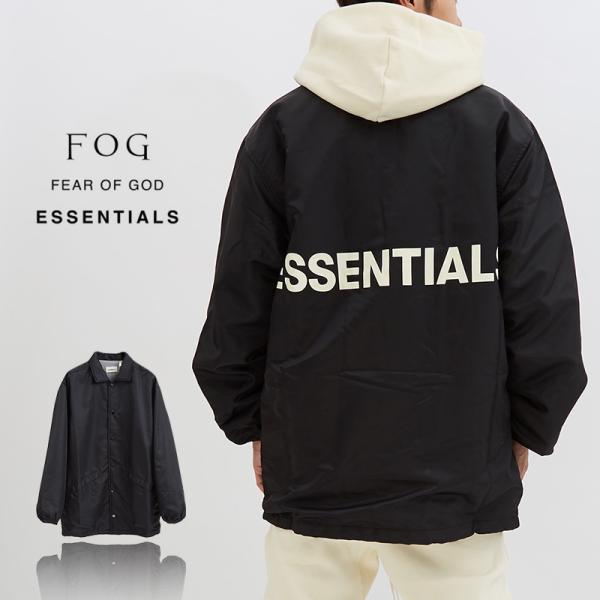 FOG ESSENTIALS エフオージーエッセンシャルズ コーチジャケット メンズ ナイロンジャケ...