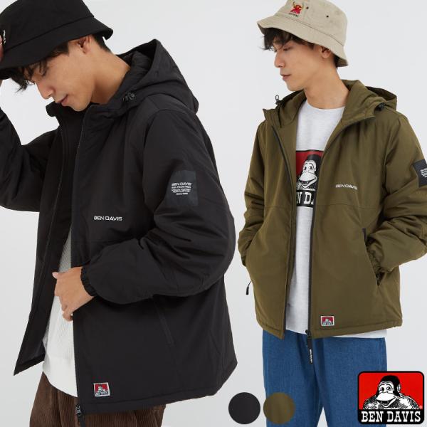 BEN DAVIS ベンデイビス 中綿ジャケット メンズ  防寒 ビッグシルエット オーバーサイズ ...