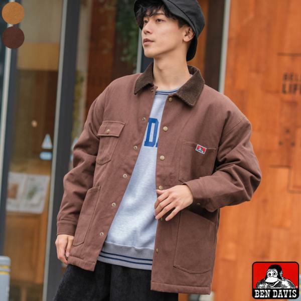 BEN DAVIS ベンデイビス カバーオール メンズ 中綿入り 防寒 ゆったり 大きいサイズ ワー...