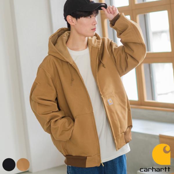 Carhartt カーハート パーカージャケット メンズ 12オンス ダック アクティブジャケット ...