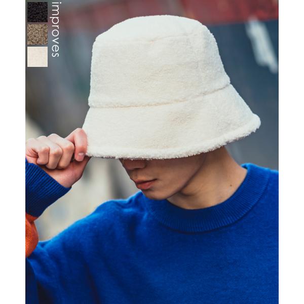 ハット メンズ レディース バケットハット 帽子 ボア ストリート 韓国ファッション カジュアル 古...