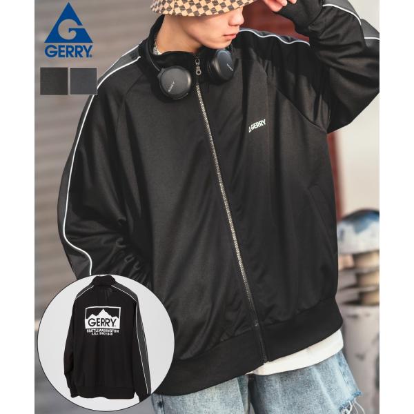 ジャケット メンズ GERRY ジェリー ライントラック トレーニング ジャージ ウィンドブレーカー...