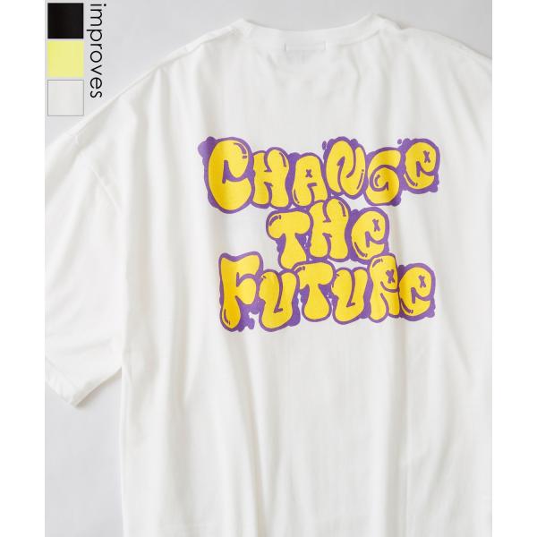 Tシャツ メンズ 半袖 カットソー タギング ロゴ プリント ビッグサイズ オーバーサイズ 古着MI...