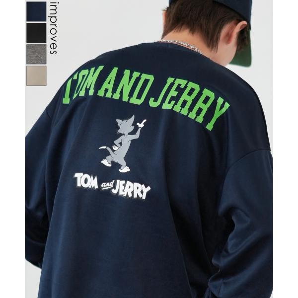 トレーナー メンズ TOM&amp;JERRY トムとジェリー プリント ダンボールレーナー 大きめ アメカ...