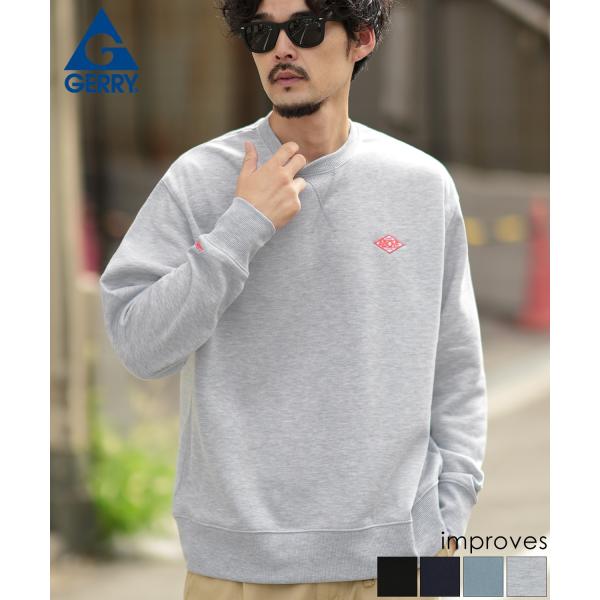 トレーナー メンズ レディース GERRY ジェリー 別注 ワンポイント ダイヤロゴ刺しゅう スウェ...
