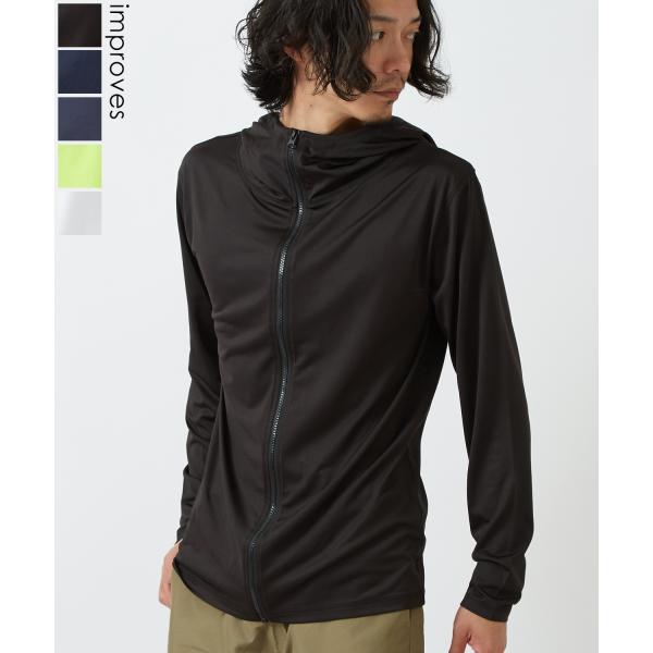 ジップパーカー ラッシュガード メンズ Tシャツ カットソー 長袖 アメカジ カジュアル サーフ ス...