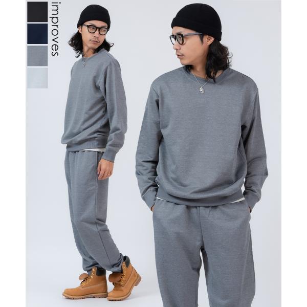 スウェット セットアップ メンズ レディース トレーナー ジョガーパンツ スムース裏毛 無地 ゆった...