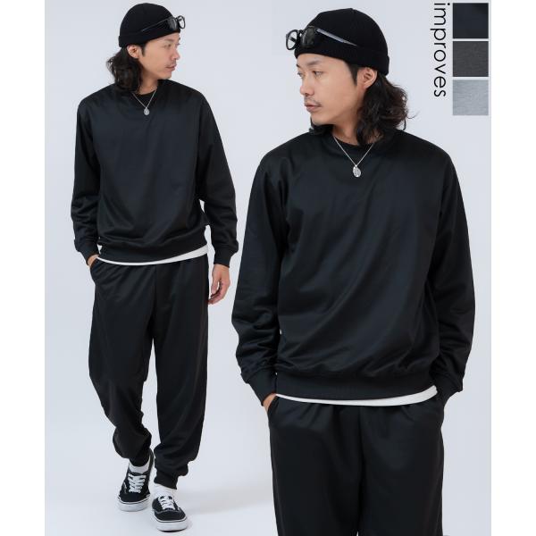 セットアップ メンズ レディース ライトスウェット ミニ裏毛 ビッグシルエット トレーナー ジョガー...