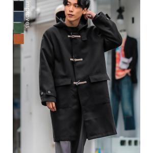 TopIsm ダッフルコート コート ボリュームテックメルトン オーバー