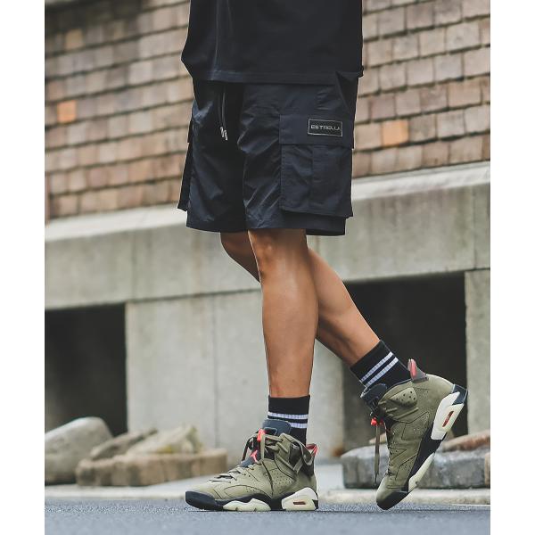ナイロン カーゴ ショートパンツ メンズ