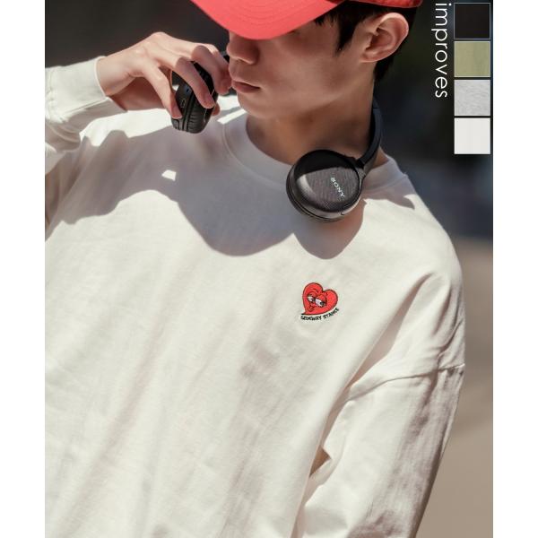 長袖Tシャツ メンズ SIDEWAY STANCE サイドウェイスタンス オリジナル ワンポイント ...