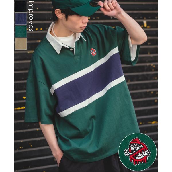 ポロシャツ メンズ SIDEWAY STANCE サイドウェイスタンス USコットン アメリカ綿 半...