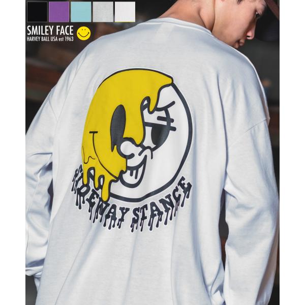 長袖Tシャツ メンズ SIDEWAY STANCE サイドウェイスタンス オリジナルプリント グラフ...