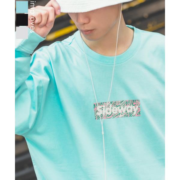長袖Tシャツ メンズ SIDEWAY STANCE サイドウェイスタンス オリジナルプリント グラフ...