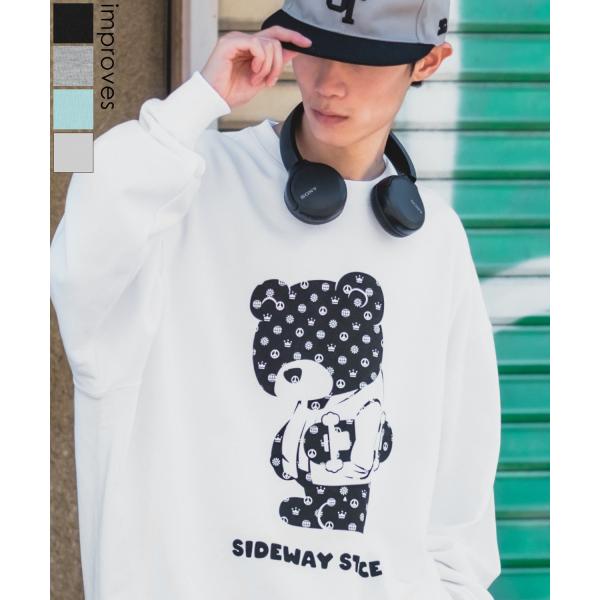 トレーナー メンズ SIDEWAY STANCE サイドウェイスタンス オリジナルプリント グラフィ...