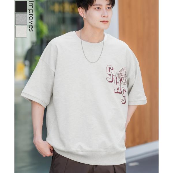 半袖トレーナーシャツ メンズ SIDEWAY STANCE サイドウェイスタンス オリジナルプリント...