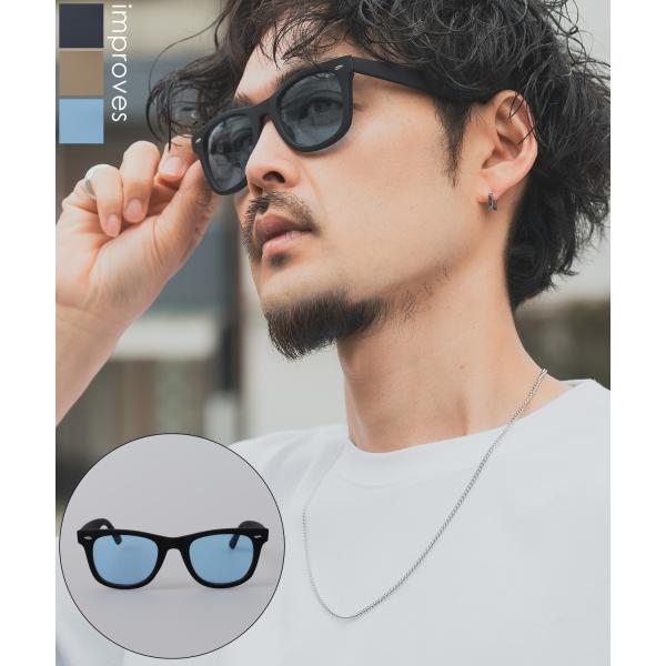 サングラス メンズ SIDEWAY STANCE サイドウェイスタンス ウェリントンサングラス メガ...