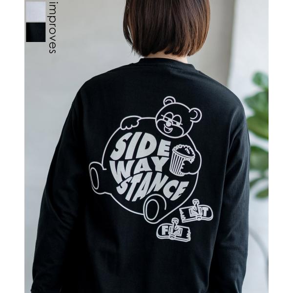 長袖Tシャツ レディース SIDEWAY STANCE サイドウェイスタンス オリジナル スケボー ...