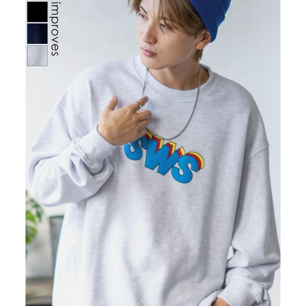 トレーナー メンズ SIDEWAY STANCE サイドウェイスタンス オリジナルプリント グラフィ...