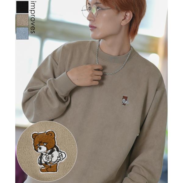 トレーナー メンズ SIDEWAY STANCE サイドウェイスタンス オリジナル ワンポイント 刺...