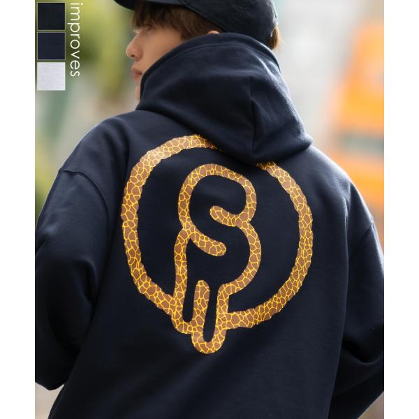 パーカー メンズ SIDEWAY STANCE サイドウェイスタンス オリジナルプリント グラフィッ...