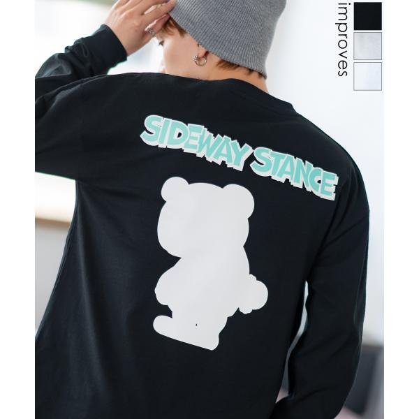 長袖Tシャツ メンズ SIDEWAY STANCE サイドウェイスタンス オリジナルプリント シルエ...